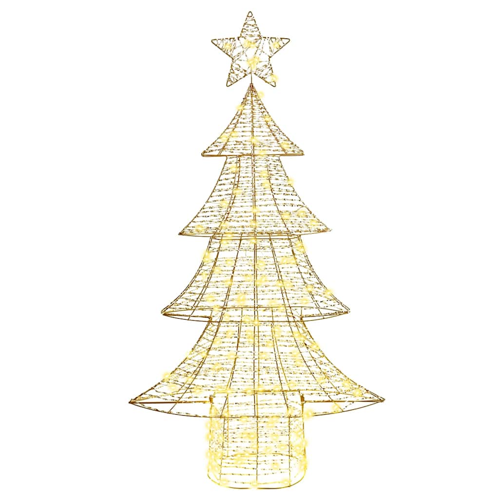 Christmas Tree with 160 LEDs Warm white 150 cm PET